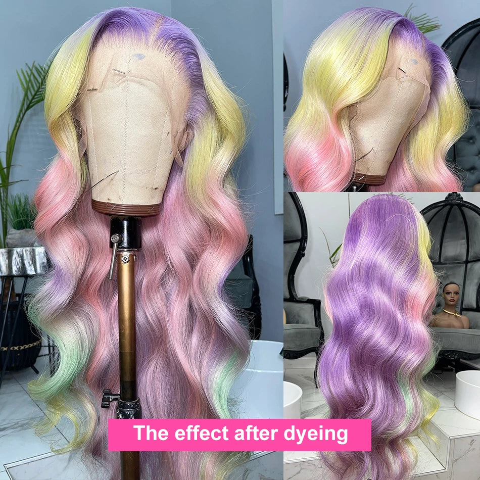 Rosabeauty HD Transparent 13x6 613 Body Wave Honey Blonde Lace Frontal Human Hair Wig Brazilian 13x4 Lace Front Wigs For Women