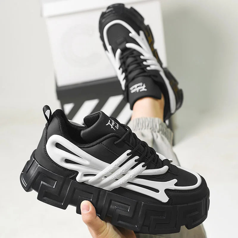 Casual Shoes For Men Street Style Walking Shoes Sneakers Thick Bottom Running basketball Shoes Male 2023 Vulcanized Sneakers Men