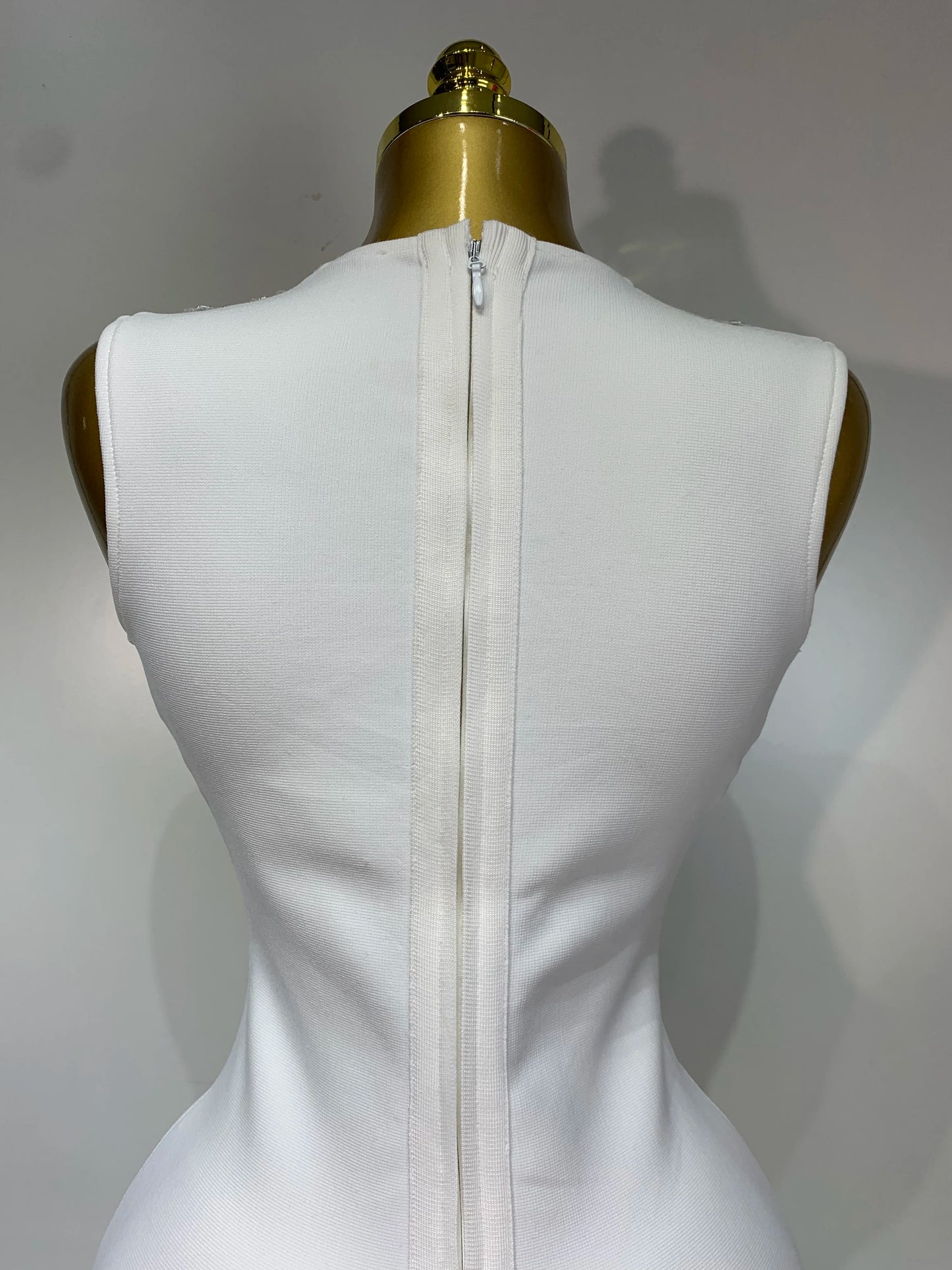 Women 2025 Sexy V Neck Cut Out Short Bandage Dress Silver Sequin White Elegant Luxury Birthday Party Club Wedding Vestidos