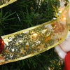 Weihnachtsdekoration LED-Band Lichter Weihnachtsbaumschmuck DIY-Spitzenschleifen Lichterkette Navidad Heimdekoration Neujahr 2023