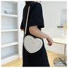 Fashion Heart Shape Crossbody Bags For Women New Solid Pu Leather Shoulder Bag Casual Ladies Handbags Designer Women Bags сумка