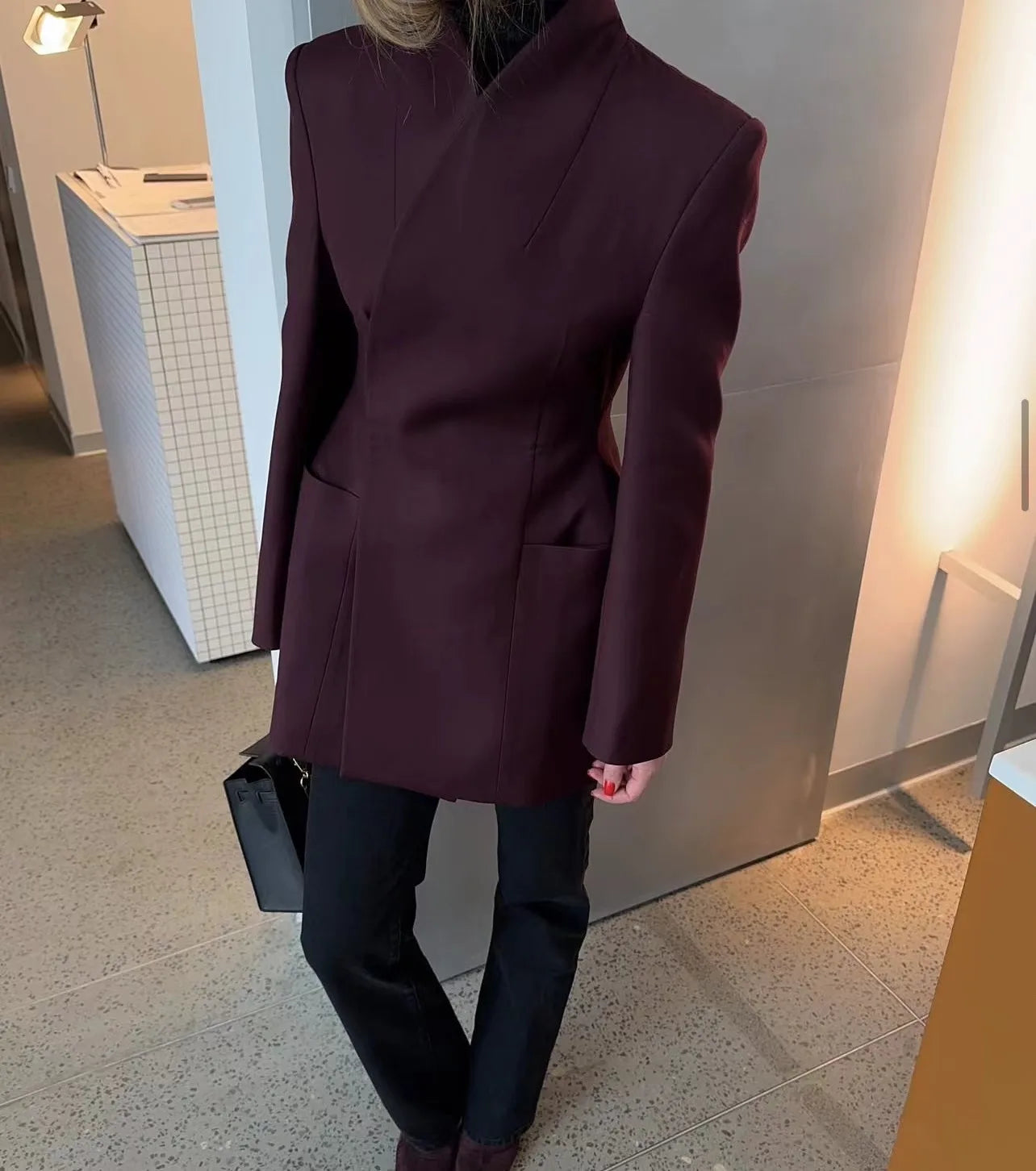 Women's Clothing Luxury Brand Design High-end Blazers Jacket Office Lady Suit Coats White Black Blazer Long-sleeved Top Jacket