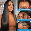 Bone Straight Wigs 100% Human Hair Wigs HD Lace Frontal Wig 13x6 Natural Black 4x4 13x4 HD Lace Front Human Hair Wig For Women
