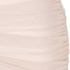 Articat Elegantes Mesh-Patchwork Langarm-Bodycon Party Club Abendkleid Sexy Doppellagiges Perspektivkleid Herbstkleidung