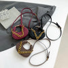 LEFTSIDE Mini PU Leather Saddle Shoulder Bag for Women 2024 Winter New Trend Y2K Handbags and Purses Females Crossbody Bags