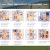 Vorgefertigtes mobiles Tiny House mit leichtem Stahldach, 2, 3, 4, 5 Schlafzimmern, 20 Fuß, 40 Fuß, faltbares, erweiterbares Containerhaus mit Terrasse