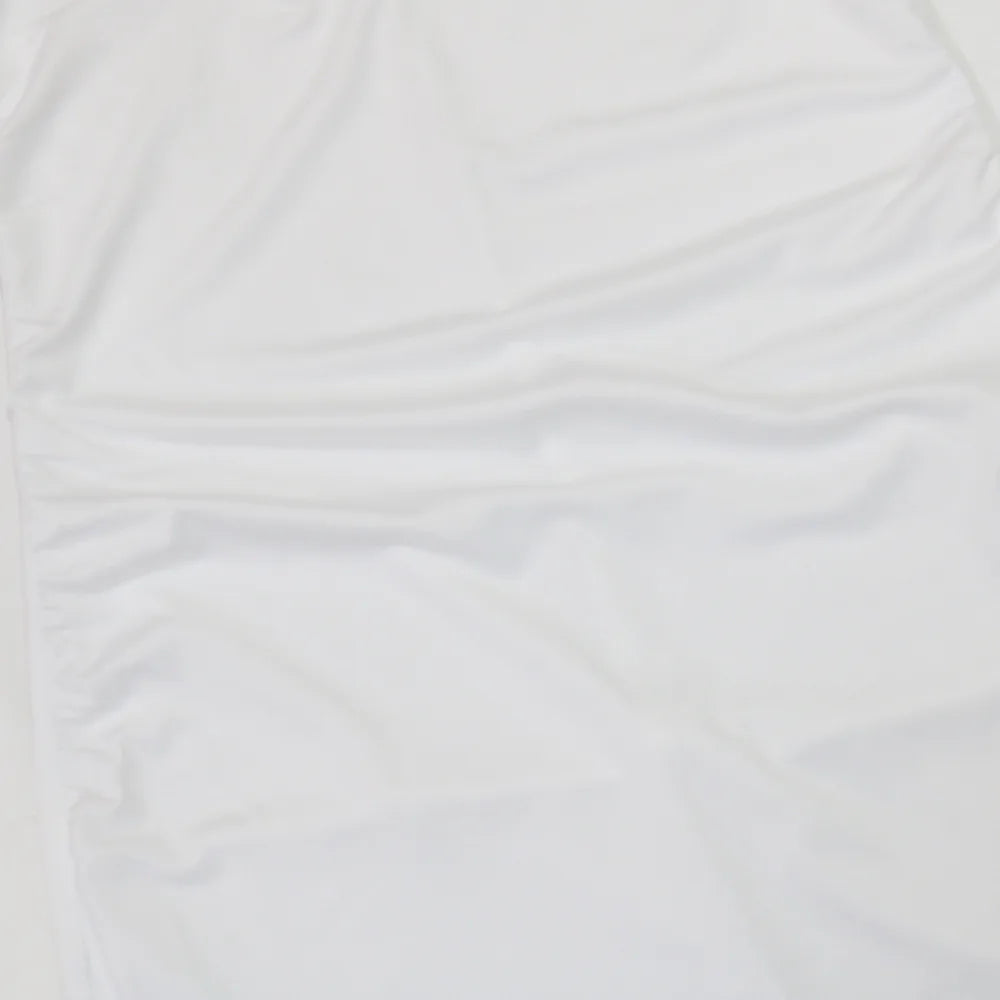 CM.YAYA Women Strapless Sleeveless Ruched Stacked Mini Dress 2025 Summer Beach Vacation Party Birthday Street Sexy Dresses
