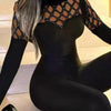 Women's Tight Jumpsuit Spring 2024 New Streetwear Fashion Elegant Splicing Sexy High Waist Long Sleeves Jump Suits for Female