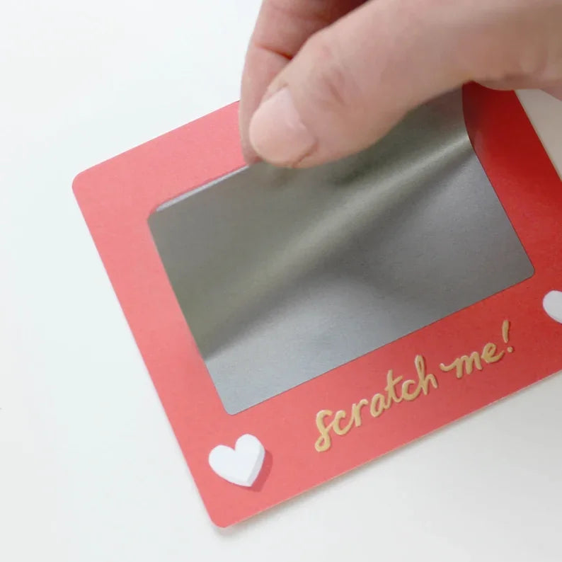 10 Rubbelkarten Geburtstag Geschenk Liebesgutscheine Jahrestag DIY-Geschenk für Sie Valentinstag-Tickets Liebesnotiz-Spielkarten