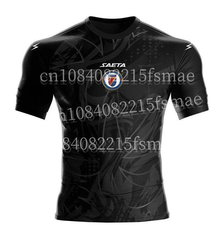 2026Haiti Soccer Jersey Short Sleeve T-Shirt 3D Graphic Printed Kid Sportswear Athletic Fitness Training Tee Tops Football Shirt