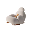 Fluffy White Wohnzimmerstuhl Modern Niedlich Boden Ergonomischer Wohnzimmerstuhl Lounge Relaxsessel Möbel Salon Home Möbel