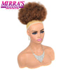 Synthetic Afro Puff Drawstring Ponytail Hair Bun 10 Inch Short Afro Kinkys Curly Afro Bun Extension Hairpieces Large Size