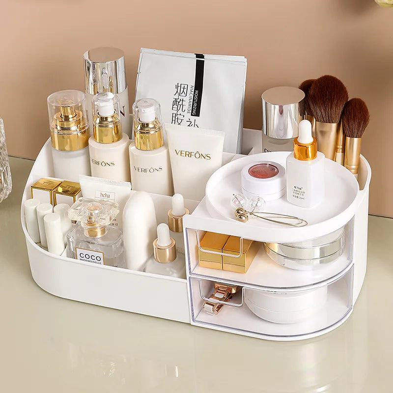 Schubladen-Kosmetikaufbewahrungsbox, Desktop-Kommode für Hautpflegeprodukte, Bürobedarf Lippenstift Make-up Box Schlafzimmer Zuhause