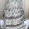 1B Grau Body Wave Transparent Lace Front Perücken Echthaar Vorgezupft 150 Dichte 1B Grau Echthaar 13×4 Front Perücken für Damen
