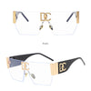 Neue 2024 Luxus Designer Square Sonnenbrillen Frauen Mode Trendy Punk Sonnenbrille Damen Farbverlauf Shades Brillen Oculos UV400