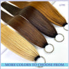 JSNME Micro Feather New hair extensions 100% Real Natural Human Hair Comfort Invisible 14-28 inch Black Brown Blonde 613 color