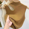 Women Knitted Tank Top Summer Fall Slim Sweater Short Sleeveless Solid Summer Sweaters Hollow Out Pullovers 2026