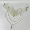 Vintage Handgemachte Mehrlagige Perlen Quasten Choker Halskette