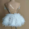 Ensemble haut et jupe sexy en dentelle, robe rose tendance, fête d'anniversaire, club dragqueen 303, performance  Y001