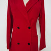Women Elegant Blazer Solid Double Breasted Backless Long Sleeve Thin Slim Blazers Office Lady Fashion Suits