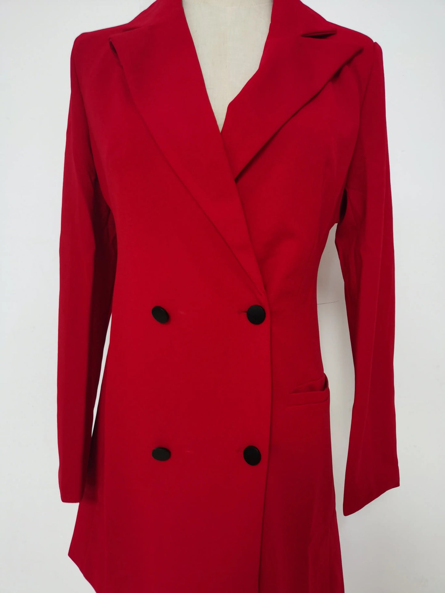 Women Elegant Blazer Solid Double Breasted Backless Long Sleeve Thin Slim Blazers Office Lady Fashion Suits