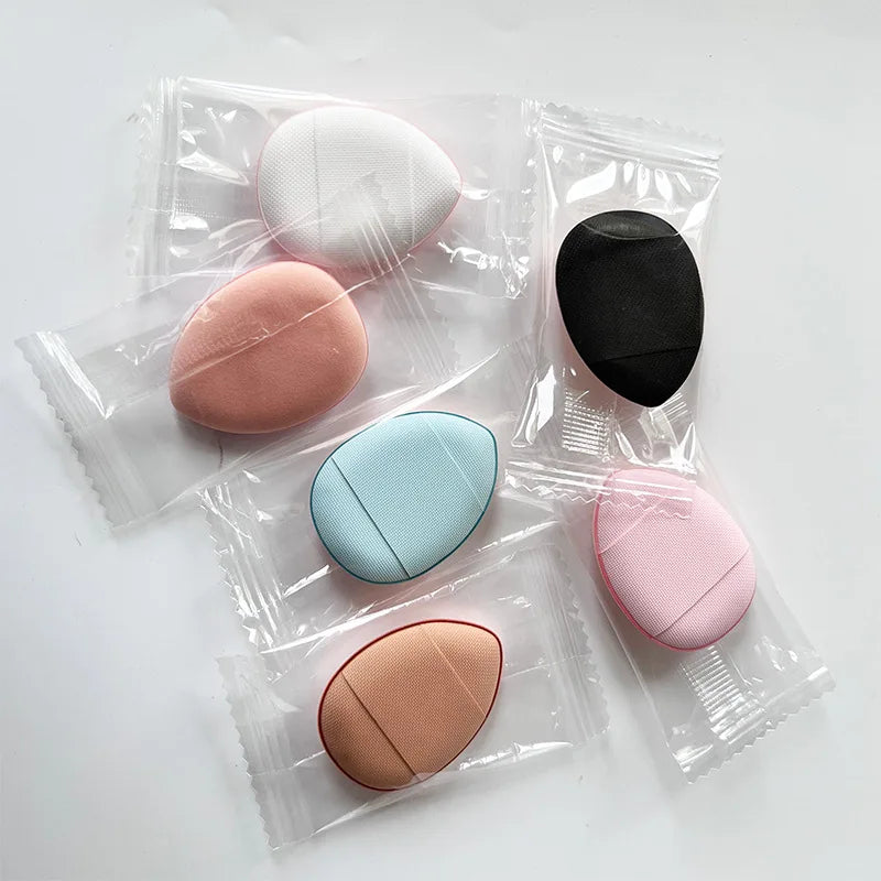 3/10pcs Mini Size Professional Cosmetic Cushion Puff  Concealer Foundation Detail Puff Finger Puff Set Makeup Sponge Beauty Tool