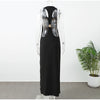 Halter Deep V Backless Long Dress Women Open Back Spaghetti Strap Elegant Party Evening Gown Summer Vacation Beach Dresses 2026