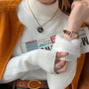 Damen Rollkragenpullover Winter 2025 Retro Rot mit Samtfutter Verdickter Innerer Thermostrickboden