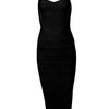 New 2024 Women Sexy Celebrity Midi Red White HL Elastic Bandage Dress Spaghetti Strap Club Bodycon Party Dress Wholesale HL434