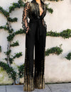 Damen Jumpsuits 2024 Neu Frühjahr/Sommer Mode Vielseitig Sexy Spitze Patchwork Schlaghose Locker Y2k Jumpsuits für Damen Streetwear