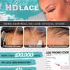 Newa Hair Human Hair HD Lace Wig With Bangs 5x5/7x5 HD Lace Closure Wig Natural Black Glueless Wigs Pre Plucked HD WIG For Women