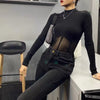 Summer Women T Shirt Girls T-Shirt Woman Clothes Long Sleeve Tops Spring Black Slim Tshirt Female Crop Top Tee Sexy Skinny Y2k