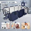 IMBABY Laufgitter Für Kinder Verschiedene Modelle Baby Bällebad Bett Zaun Kinder Indoor Basketball Und Fußball Spielhof