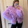 2023 Women Faux Fur Coat Autumn Winter High Quality Fluffy Short Coat Faux Fur Jacket