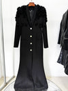 HIGH STREET Newest Fashion 2025 Designer Maxi Dresses Women's Long Sleeve Stunning Flowers Appliques Beaded Long Dress