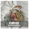 Marke Frauen Nieten Graffiti Umhängetaschen Mode Schultertasche für Damen Weibliche Luxus Designer Handtaschen 2023 Hohe Qualität