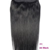 ZZHAIR 100% Brazilian Human Remy Hair Extensions 16"-26" 1Pcs Set 100g-200g One Piece 5 Clips In Natural Straight