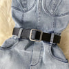 Damen Jeans Jumpsuit Sommer Playsuit Mode Hot Drill Hoher Bund Schmal Ärmellos Trägerlos Gürtel Outfits