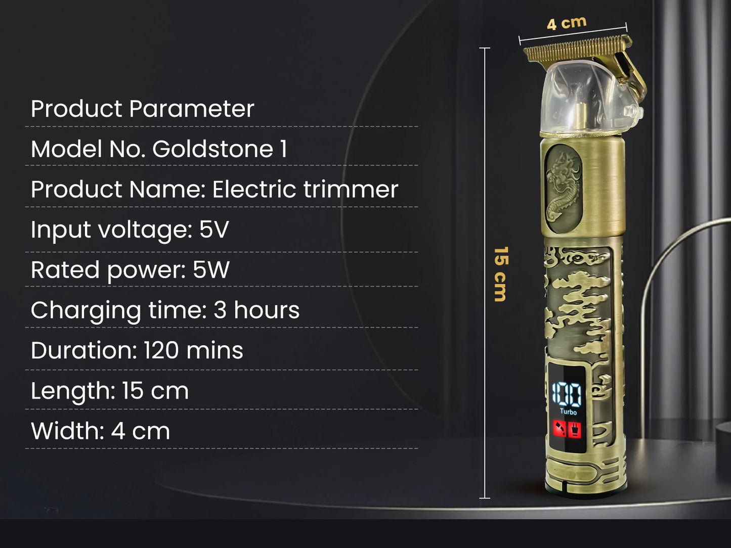 Sejoy Hair Clippers for Men Professional Cordless Barber Clippers for Hair Cutting Machine Rechargeable Beard Trimmer