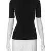 Tossy Summer Female Contrast Mini Dress Casual High Waist Short Sleeve Sexy Skinny Patchwork Bodycon Dress Women's Mini Dress