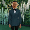 Boys Yellow Jacket 2 Piece Set Wedding Kids Blazer Pants Double Breasted Design Custom 2-16 Years Old Slim Fit Boys Suit