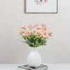 1pc Water Cultivation Imitation Ceramic Plastic Vase Living Room Plastic Home Vase, Modern Minimalist Home Decor
