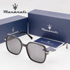 MASERATI Sunglasses New Fashion goggles Stylish Unframed Metal rimmed Shades for Men Women Cool Pose Trendy Design 10785