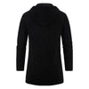 Sweatwear Men's Hoodies Long Sleeve Sweatshirts for Men Zipper Hooded Mens Oversize Winter Top Jacket Coat Black Sweater