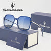 MASERATI Sunglasses New Fashion goggles Stylish Unframed Metal rimmed Shades for Men Women Cool Pose Trendy Design 10785
