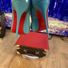 Multi color customized 12cm super high heels, nude white patent leather, sexy red sole, pointed thin single order shoes