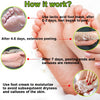FlowWeek Exfoliating Foot Mask-Skin Exfoliating Foot Mask For Dry,Chapped Feet,Calluses,Dead Skin Remover, Exfoliant