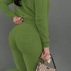 Autumn Winter Double-sided Velvet Vest 3 Piece Set For Woman's Fashion Hooded Sweatshirt Jacket Slim Pocket Trousers Female Suit