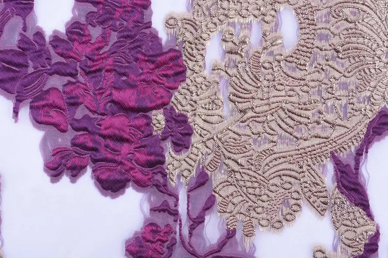 Classic High Quality African Lace Fabric Gilding Brocade French Organza Lace Fabric For Nigerian Women Wedding Party Dress S2078