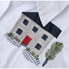 Women Cotton Embroidery Loose Long White Shirts 2025 Spring Autumn New Casual Office Lady Blouse Female Top Loose shirt